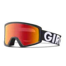 Men's Giro Goggles - Giro Blok Goggles. Black Futura - Amber Scarlet